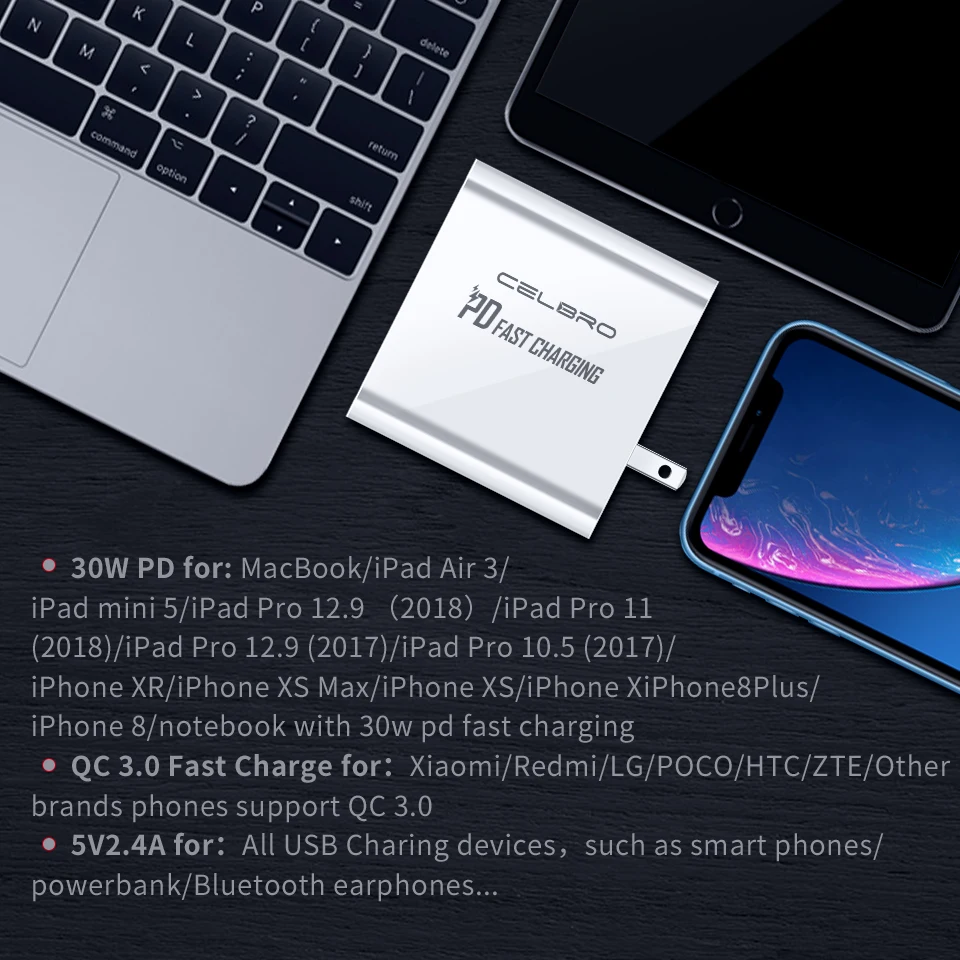 Сетевое зарядное устройство с несколькими Usb портами и поддержкой быстрой