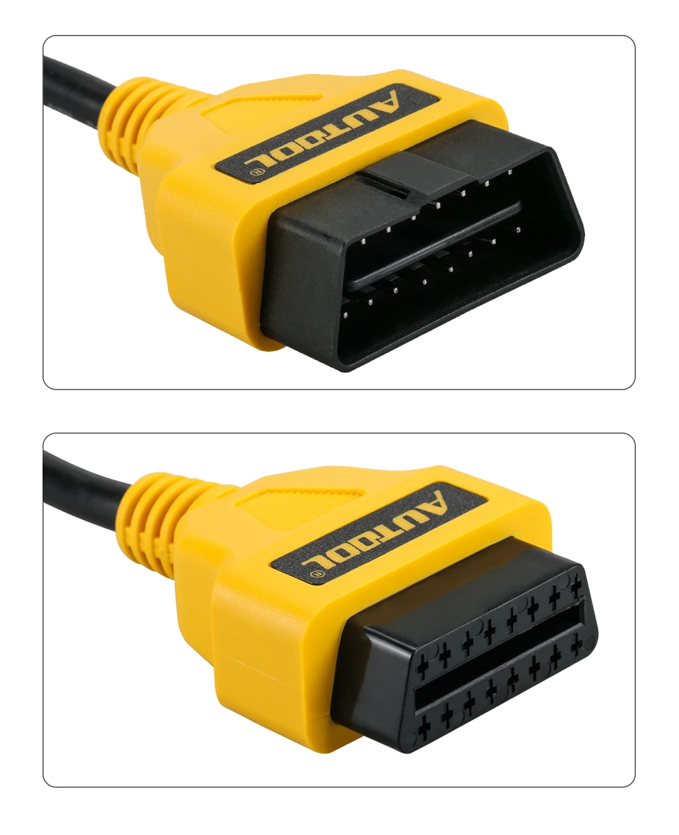 30 см автомобильной OBD2 Удлинительный провод OBD 2 адаптер кабель II ELM327 переходник с