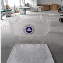 Free Shipping clean Dignified and magnanimous acrylic podium church / high quality acrylic pulpit of the church