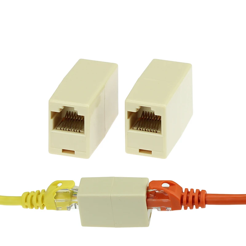 Высокоскоростной 8 контактный разъем CAT 5 6 RJ45 Мама мама полностью медный сетевой