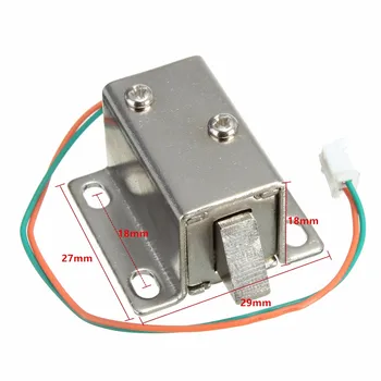 

Lowest Price Small 27x29x18mm 12VDC Cabinet Door Drawer Electric Lock Assembly Solenoid Lock Durable in Use