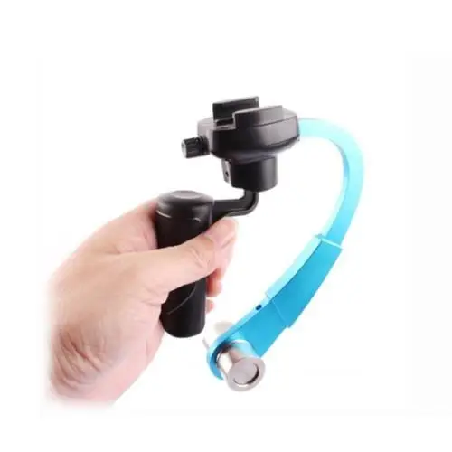 Curve Handheld Gimbal Stabilizer Video Steadicam Curve For GoPro Hero Series SJCam EKEN Yi Other Sport Action Camera Accessory - Цвет: Blue