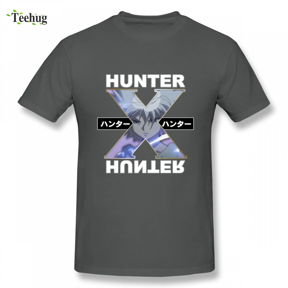 Hunter X t shirt Killua T Shirt Boy Geek 3D Print For Man Quality Cotton T-Shirt | Мужская одежда