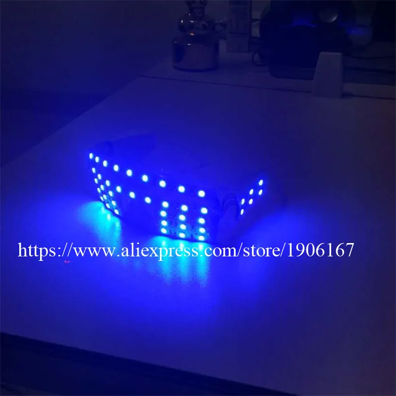 Free shipping LED Glasses, Laser Glasses For Nightclub Nerformers Party Dancing Glowing Spiderman Mask Glasses07