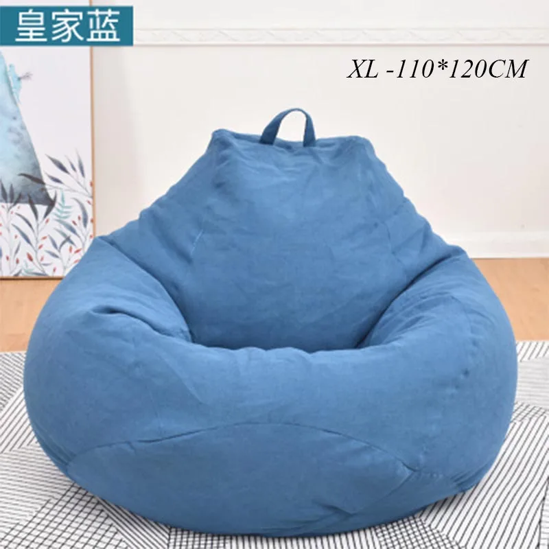 XL-100X120 Ленивый мешок, чехлы для фасоли, диванные кресла без наполнителя, Pufa Puff, диван Sillon Home Sitzsack Bean Boozled, мебель для гостиной - Цвет: XL-100X120