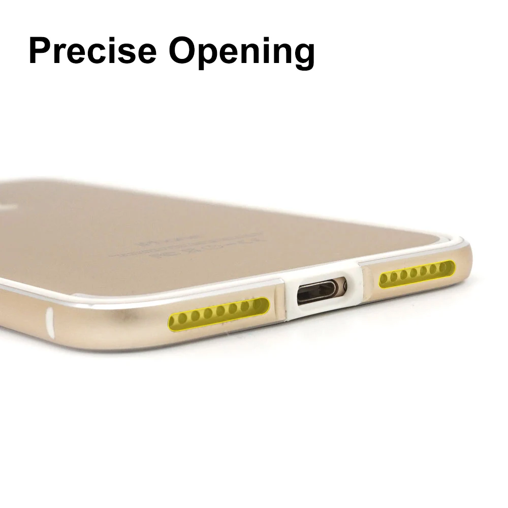 Portefeuille For iPhone 8 Bumper Case Aluminum TPU Hybrid Shockproof Bumper Case for iPhone 7 Plus 6 6S 7plus Frame Accessories (5)