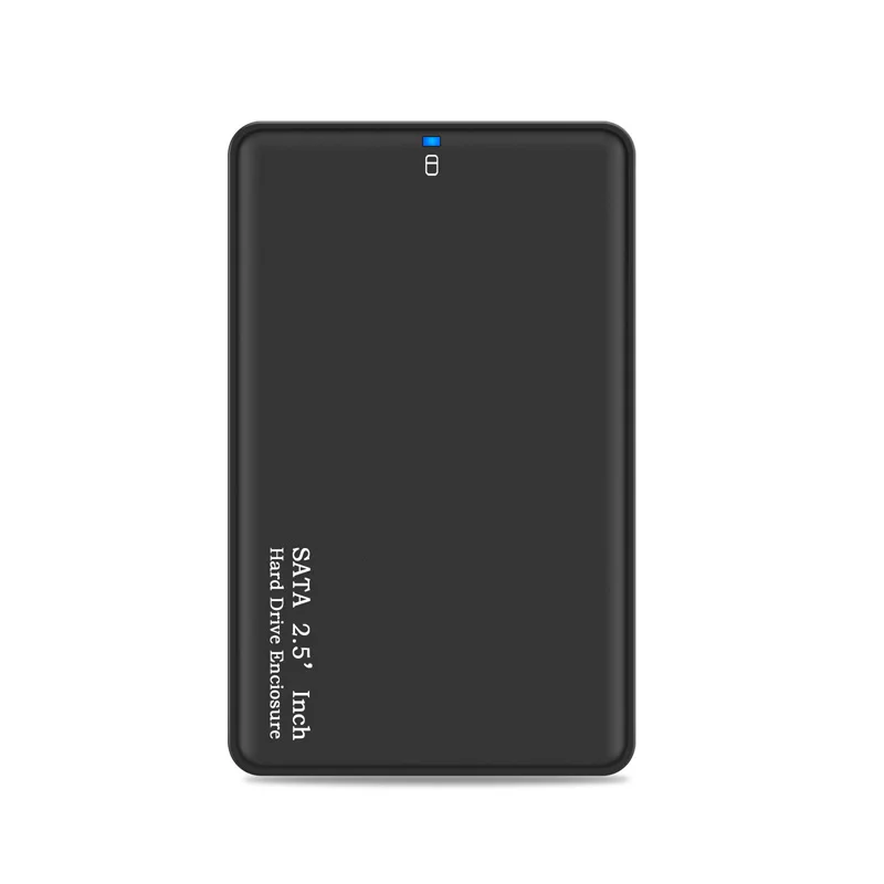 2,5 дюйма USB 3,0 SATA Hd коробка HDD диск внешний HDD корпус черный чехол инструмент бесплатно 5 Гбит/с Поддержка UASP для SSD/2 ТБ жесткий диск