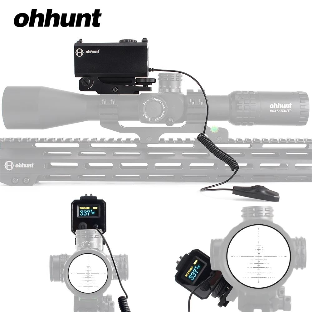 Тактический ohhunt 5 700 м Мини Лазерный дальномер охотничий прицел с Пикатинни Вивер