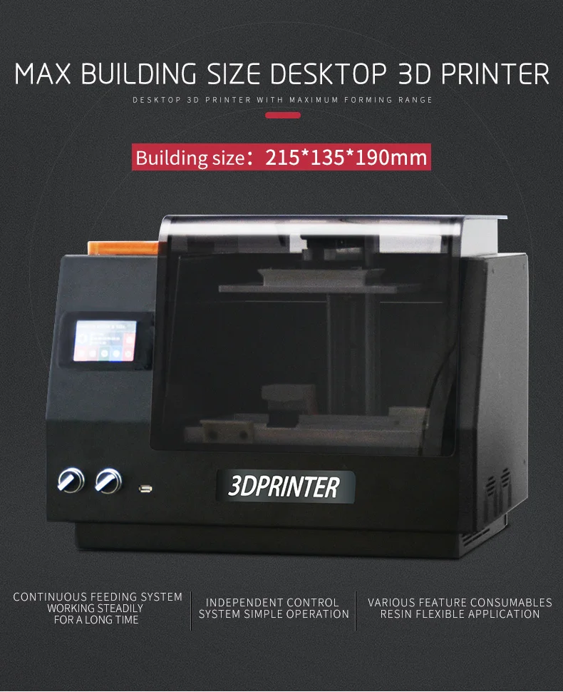 10,1 дюймов Автоматическая система подачи материала ЖК 3D принтер большой размер здания 3D принтер DLP/SLA 3D принтер для ювелирных изделий/стоматологических