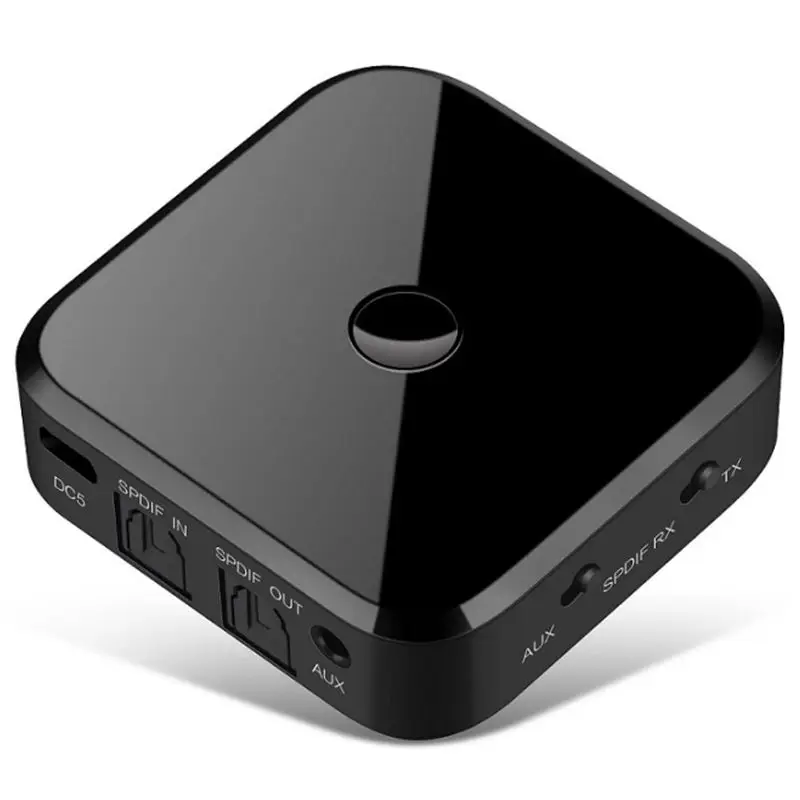 

HIFI Wireless Adapter Bluetooth Receiver Transmitter Audio 3.5mm SPDIF Optical Fiber For Smartphone PC TV Headphone STB