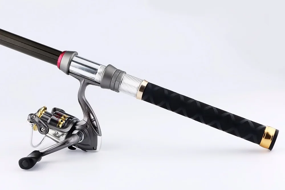 Удочка для спиннинга 1 3 2 4 м комбинированный полный комплект телескопическая