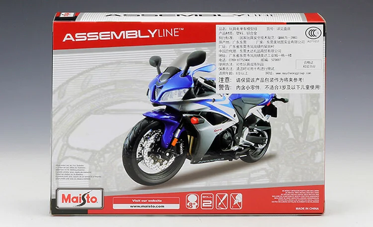 Maisto 1:12 игрушки для мотоциклов CBR600RR моделирование двигателя автомобиля DIY Модели Строительные наборы детские игрушки