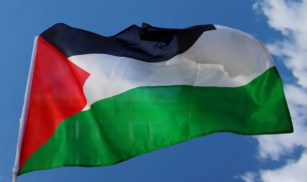 Большой палестинский флаг, полиэстер, 150x90 см, в Газе, для офиса/парада/фестиваля/украшения дома, новая мода