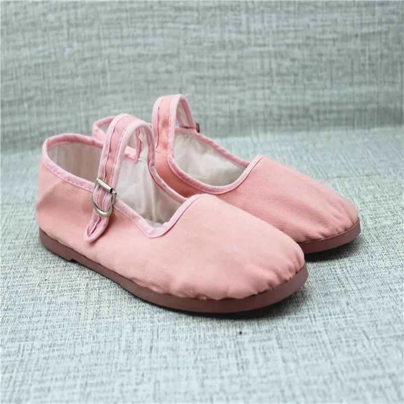 Pure Handmade Cotton Shoes Chinese Lady Vintage Chinese Kung Fu shoes Wing Chun Tai Chi Martial Art