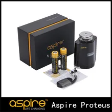 100% original aspire proteus e-pipa de agua con 10 ml de capacidad de doble 18650 hookah kit proteus