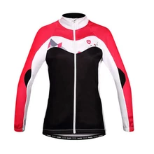 Santic женская зимняя велосипедная куртка спортивный велосипед термальная флисовая ткань с длинным рукавом Велоспорт Джерси ropa ciclismo