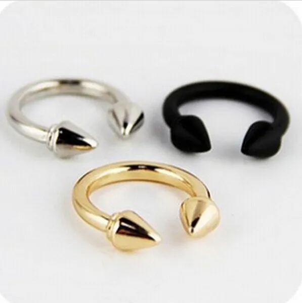 

Mini order $1) Exaggerated influx of people in Europe and America retro punk rivet arrow female ring finger ring CRD128