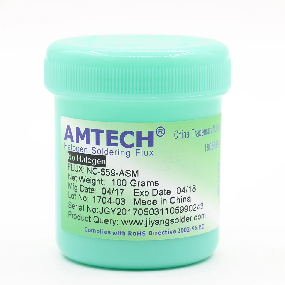 AMTECH 100g NC-559-ASM флюсовая паста не содержит свинец паяльная паста Флюс для пайки