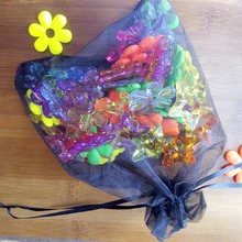 100 шт 30*40 см черная подарочная Сумка из органзы стенд для ювелирных украшений сумка на шнурке для браслета/ожерелья Мини сумка из пряжи