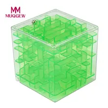 MUQGEW Brand 3D Cube Puzzle Maze Toy Hand Game Case Box Fun Brain Game Challenge Fidget