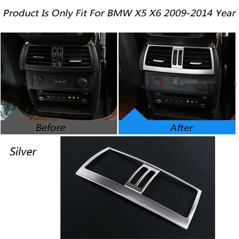 Автомобильный Стайлинг для BMW X5 f15 X6 f16 E70 E71 задний кондиционер вентиляционная