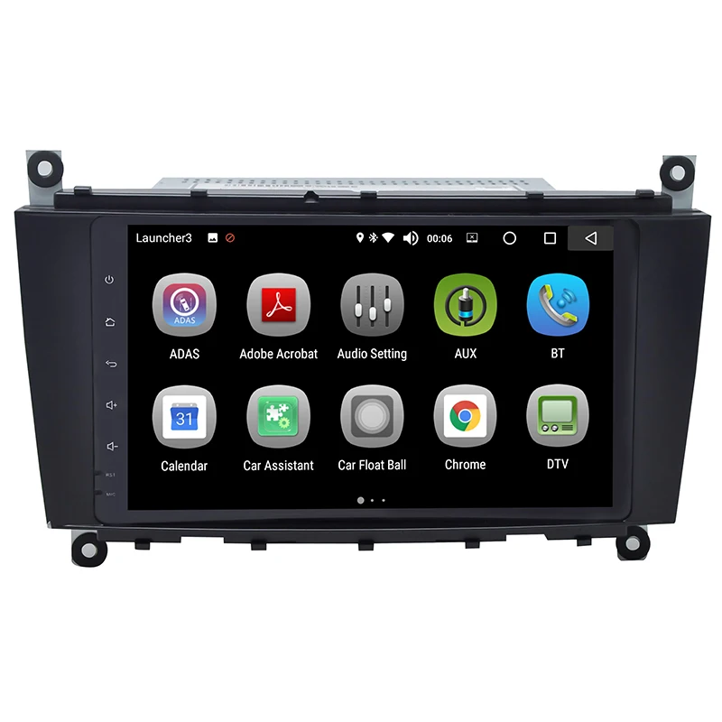 Perfect Android 8.0 Din 8 inch DVD Car Audio Navigation System For Benz C-Class W203 Benz CLK W209 (2004-2005) With Car Multimedia Playe 1