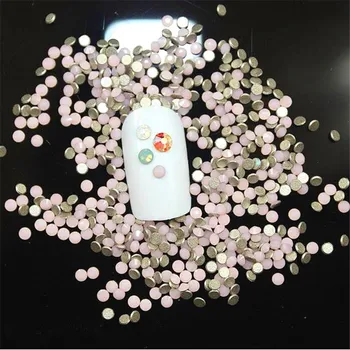 

High quality SS3-SS34 Crystal Pink Opal Non Hotfix Flatback Rhinestones Nail Rhinestones For Nails 3D Nail Art Decoration Gems