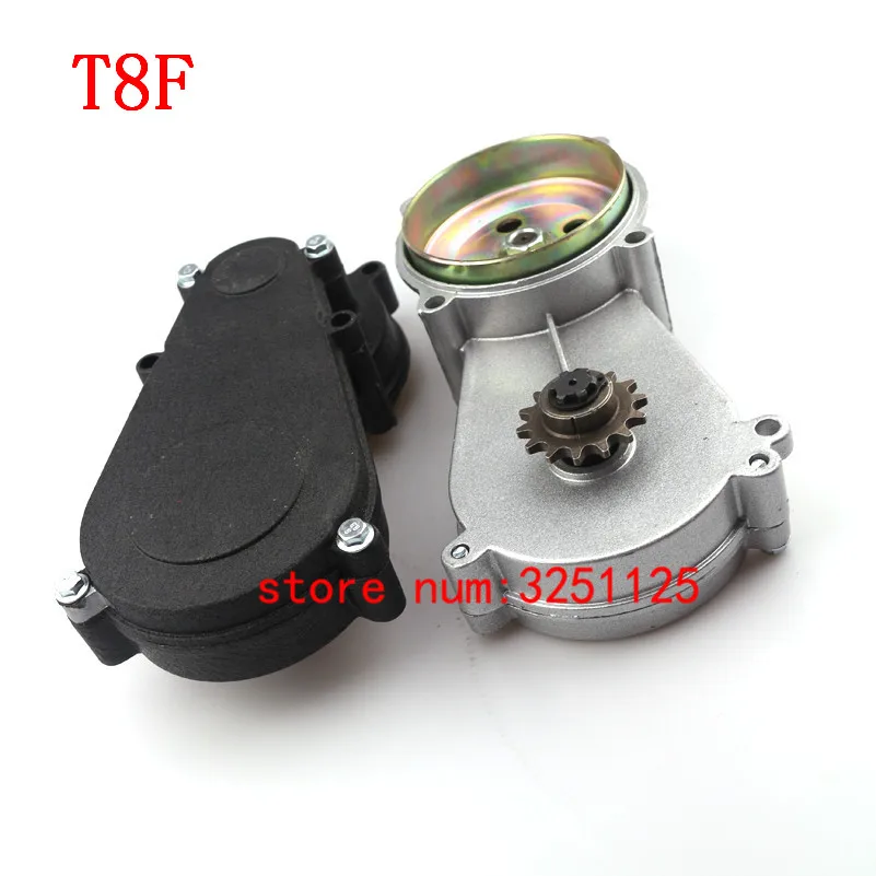 

T8F 11 14 17 20 Tooth 47cc 49cc pocket bike front gearbox transmission gear box mini moto atv quad 2 stroke engine parts