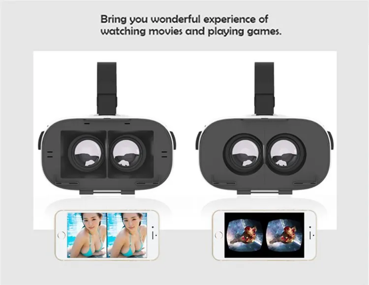 FIIT 2N VR очки гарнитура 3D коробка очки виртуальной реальности мобильный 3D видео шлем для 4,0-6,5 телефона+ Смарт Bluetooth контроллер
