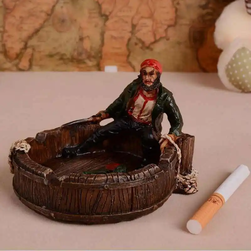 Pirate Ashtray Personalized Resin Ashtray Decoration Sailor & Pirate