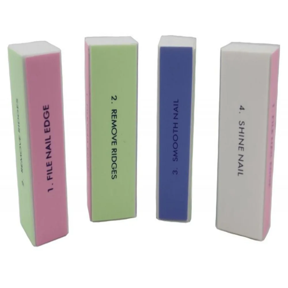 4 Pieces Nail Buffers Eva Pva Four Sizes Art Tool File 4 Pieces Nail Buffers Eva Pva Four Sizes Art Tool File Edge Remove Ridges Smooth Shine Beauty Makeup In Files From