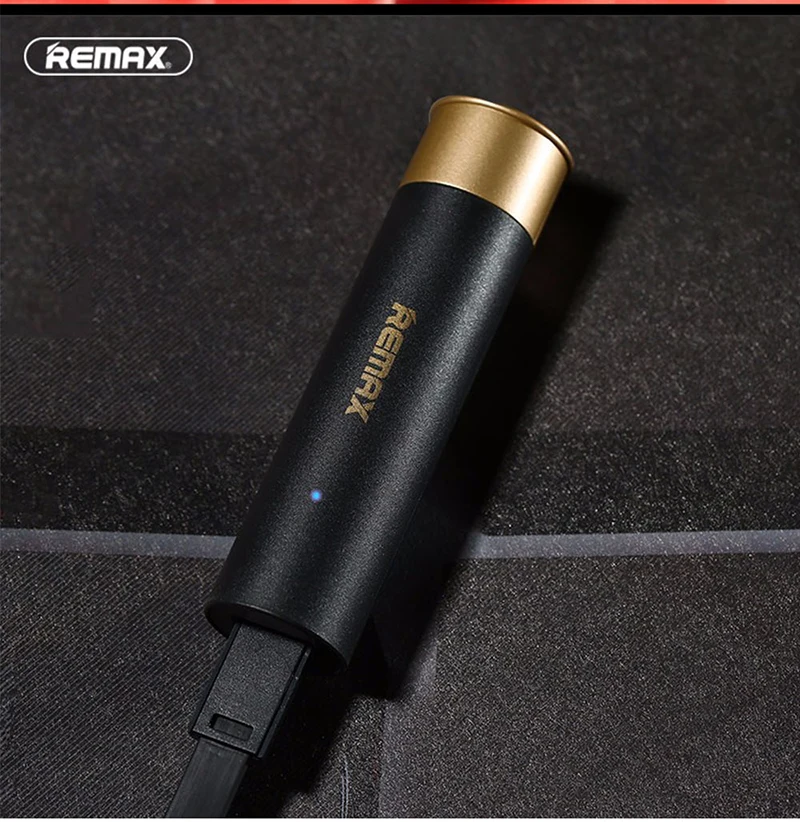 Remax power Bank 2500mah Bullet shell power bank Внешняя батарея запасное зарядное устройство для iphone 6 7 7plus 8 внешняя зарядная батарея