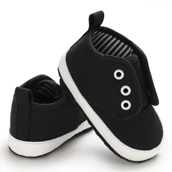 

2018 New Hot Baby Anti-slip Winter Autumn Canvas Shoes For Toddler Boy Girl Soft Sole First Walkers Casual Walking Crib Shoes