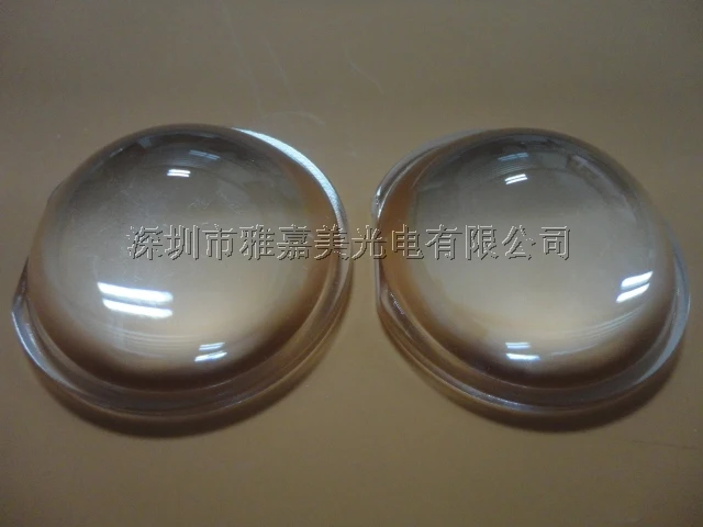 

Optical glass lens Diameter 53MM lack of edge LED lens,plano convex lens