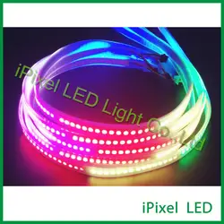 144 светодиодов/M WS2811 WS2812B apa102 SMD5050 пикселей rgb led гибкая