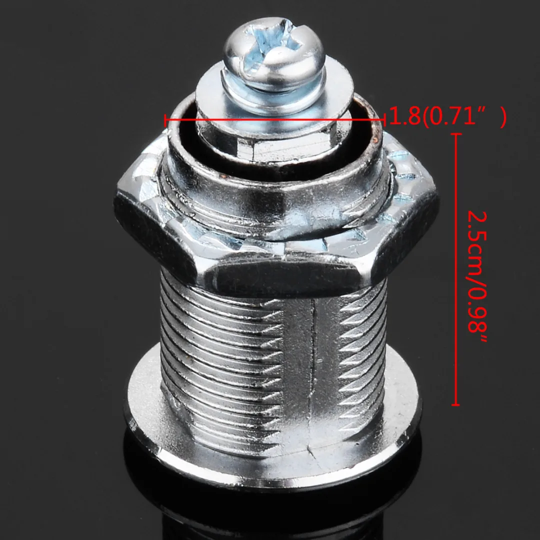 16/20/25/30mm Cabinet Mailbox Lock Furniture Door Drawer Cupboard Wardrobe Cam Locks with Universal 2 Keys Hardware Accessory