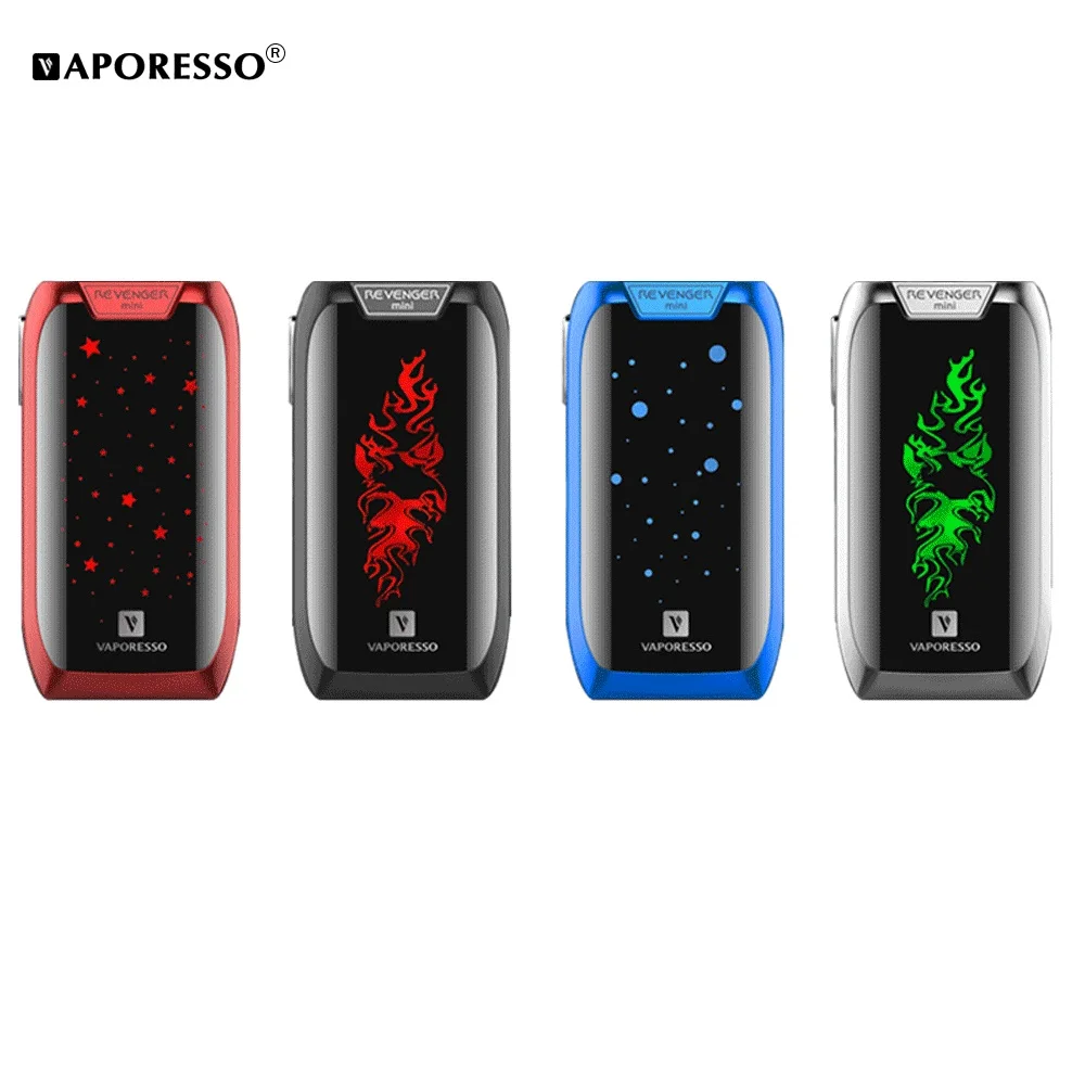 Vaporesso Мститель Mini Mod 85 Вт электронная сигарета поле Mod Vape 2500 мАч аккумулятор встроенный Поддержка NRG SE распылитель GT2 бак катушки