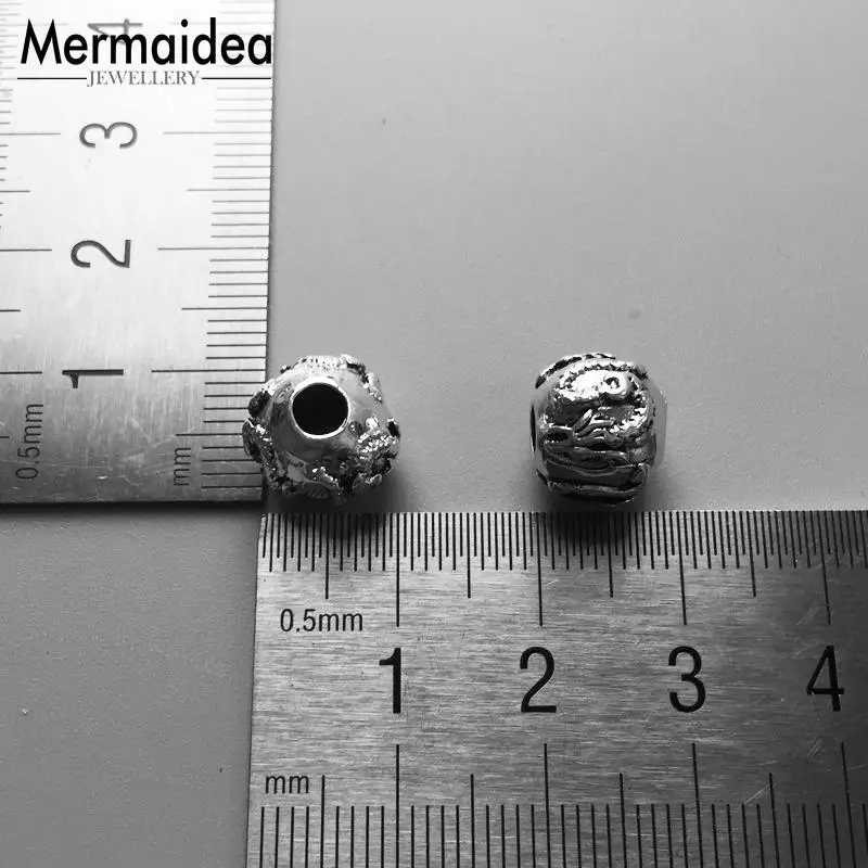 Бусины сделай сам бусины с драконом модное посеребренное ювелирное изделие