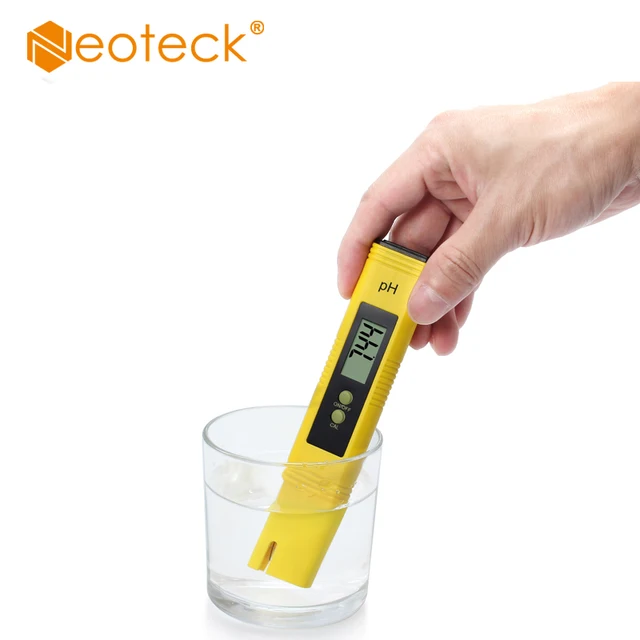 Neoteck Portable LCD Digital PH Meter Pen Tester Accuracy 0.01 For Aquarium Pool Water Wine Urine Automatic Calibration With ATC