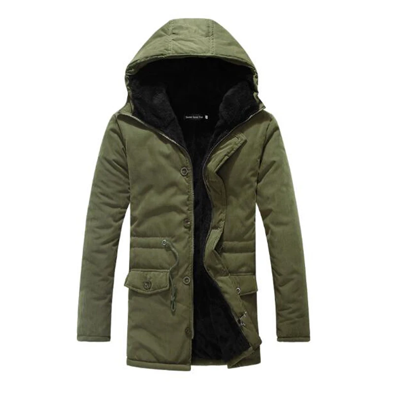 

2016 New Sale Fashion Winter Jackets Mens Cotton Slim Fit Snow Parkas Warm Thick Men Coats Student Jacket