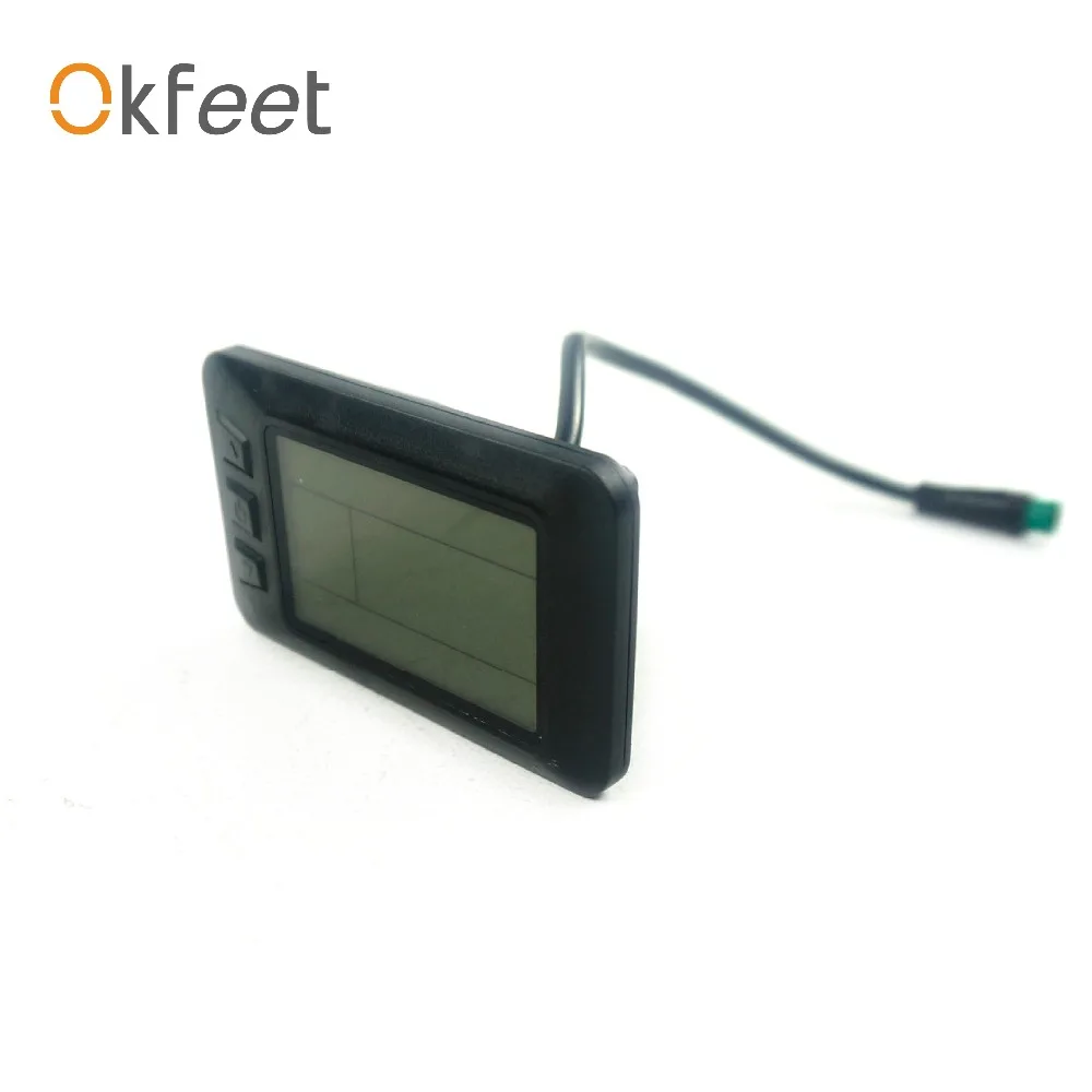 Okfeet Новое поступление аксессуары для электровелосипеда KT lcd 7 USB дисплей электровелосипед lcd Ebike наборы