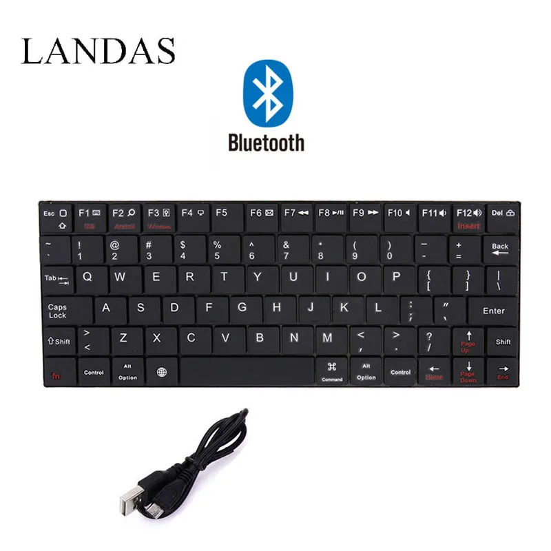 

Mini Keyboard For Mobile Rechargeable Bluetooth Keyboard Wireless For iPad Android Tablet Metallic Wireless For IOS Laptop PC