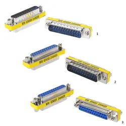 2 шт. DB25 мини переходник-соединитель 25 контактный конвертер адаптер последовательного Расширенный адаптер для компьютера