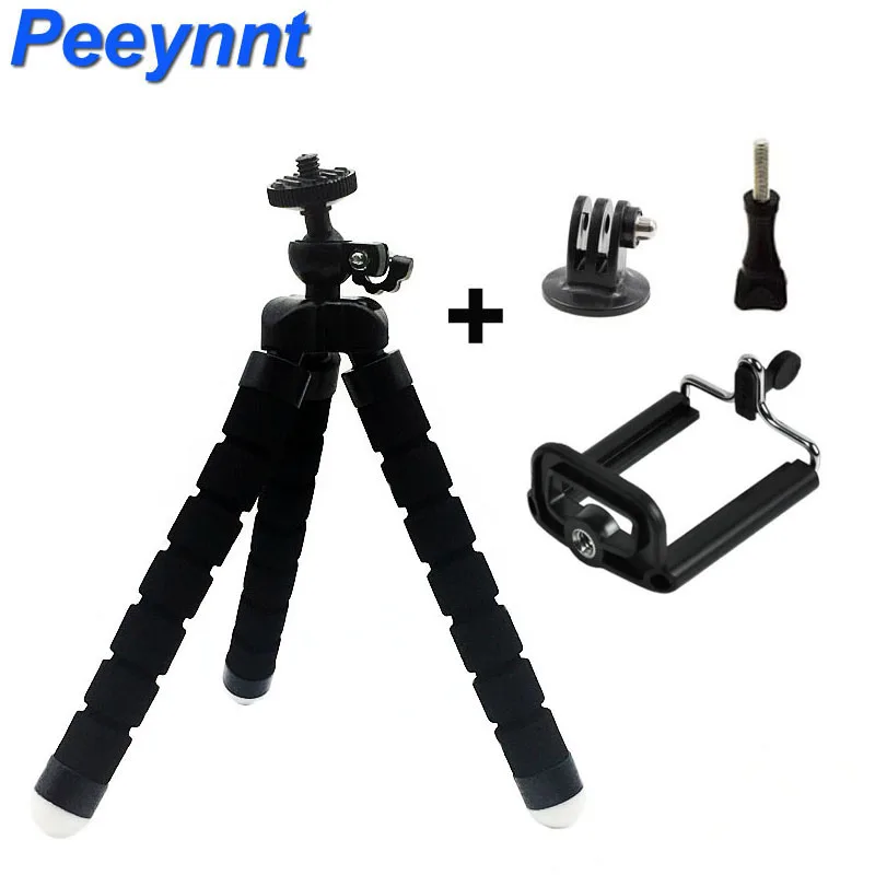 Tripod for Gopro hero 6 Flexible Mini Octopus Tripods for Go pro 5 4 3 3+ for Xiaomi Yi 4K SJCAM EKEN H9 Phone Stand Accessories - Цвет: PT391C