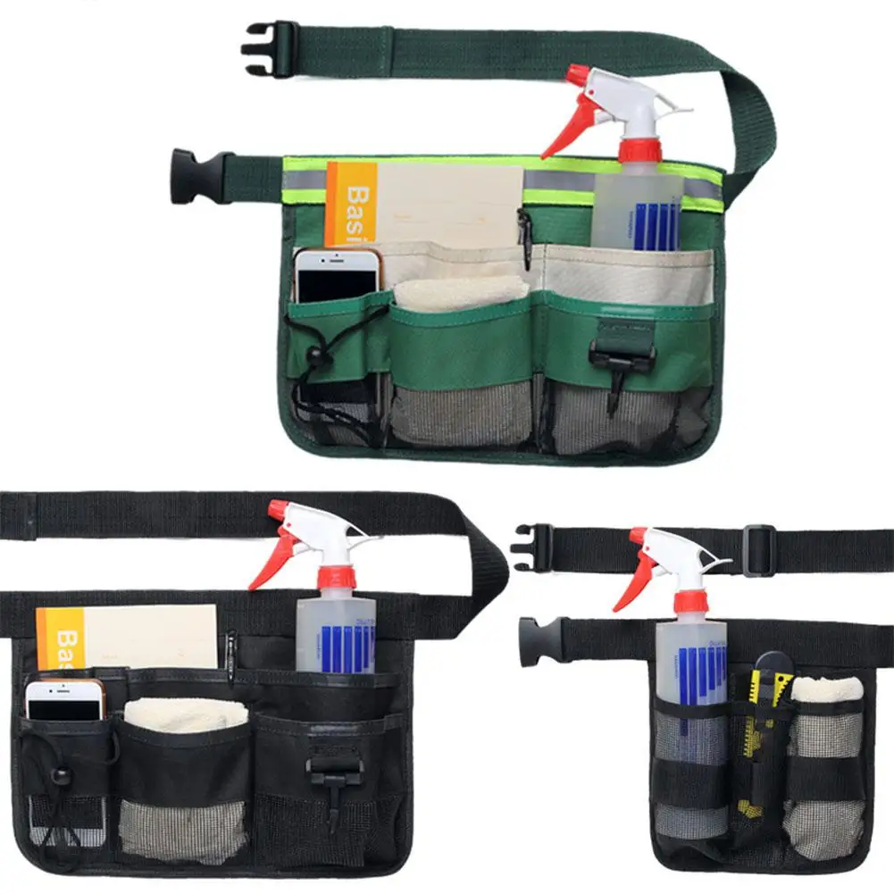 

TPFOCUS Tool Bag Small Tool Organizer Multi-Purpose Waist Bag Pouch Carrying Case for Handyman Cleaner Waiter