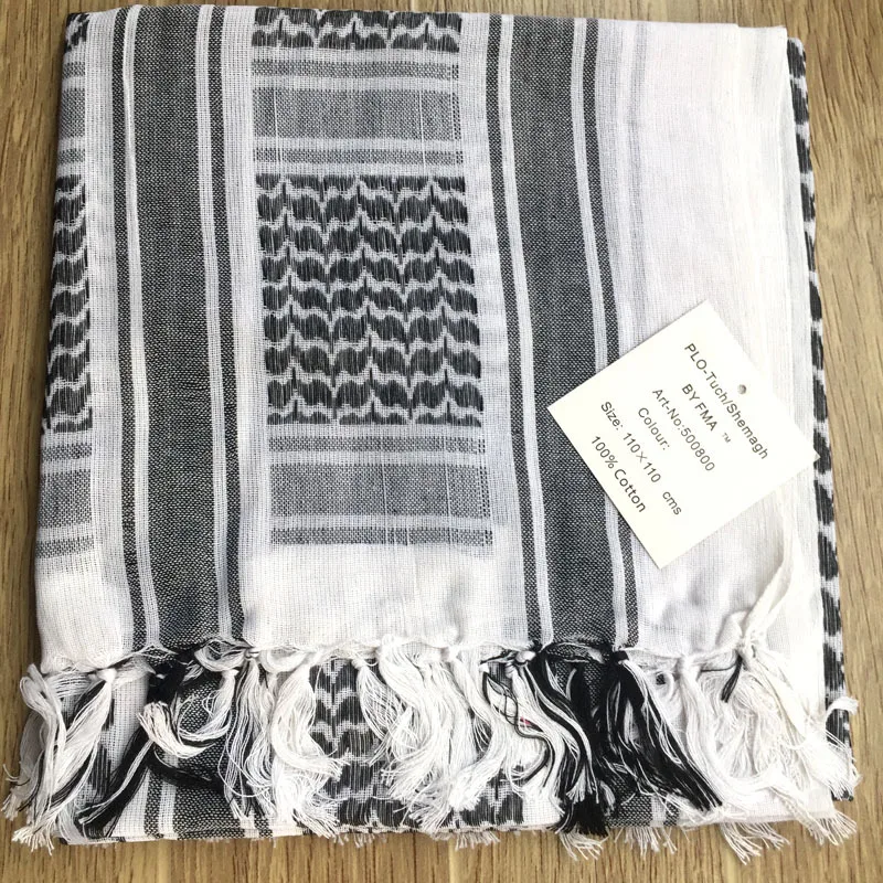 

Shemagh Thicken Muslim Hijab Multifunction Tactical head Scarf Arabic Keffiyeh Wrap Bandana Palestine Islamic Military Scarve
