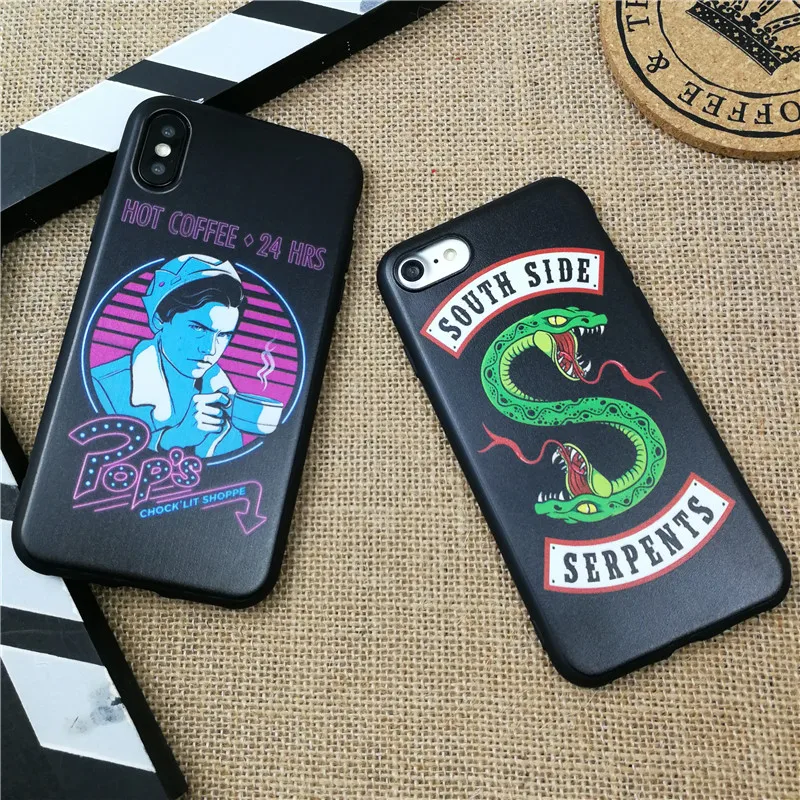 

U.S. drama RIVERDALE snake soft phone cover case for iphone X XS MAX 10 8 7 6 6S plus Comic cases matte Silicon coque fundas