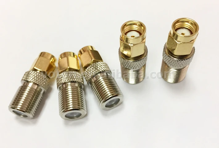 RP-SMA Male sma male rf connector to F female Type connector adaptor (4) - voton