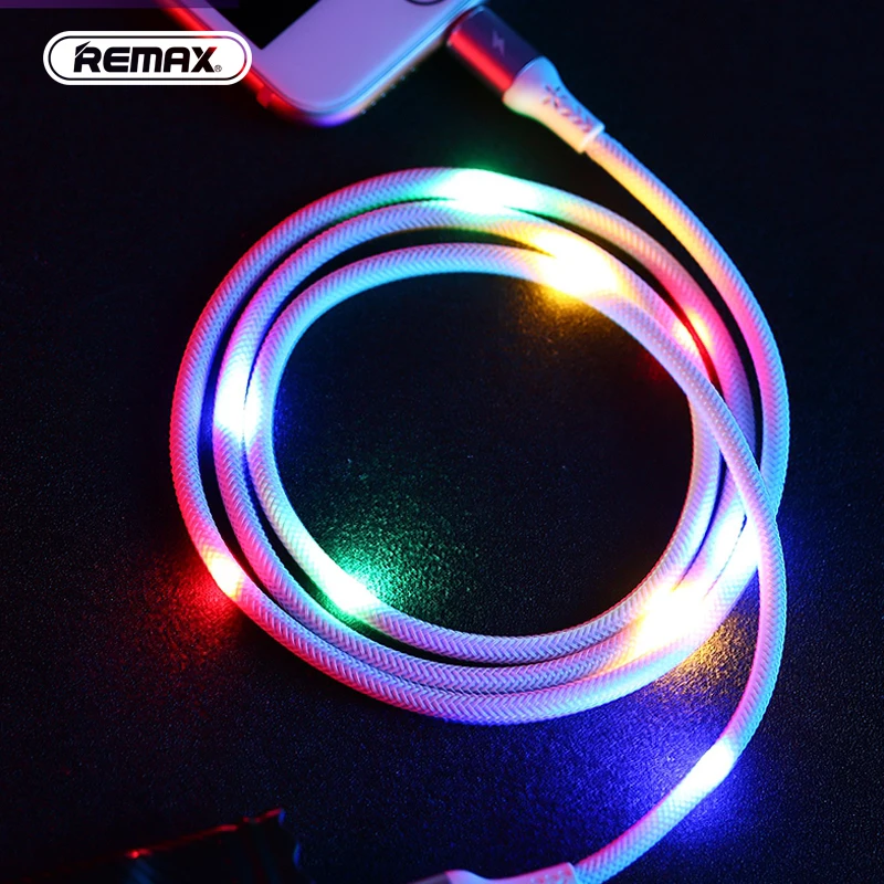 

For iPhone Xs max XR X 8 7 6 8s 7s 6s plus 5s LED Glow Flowing USB Cable 2.1A Charging Cable Charge Wire Cord