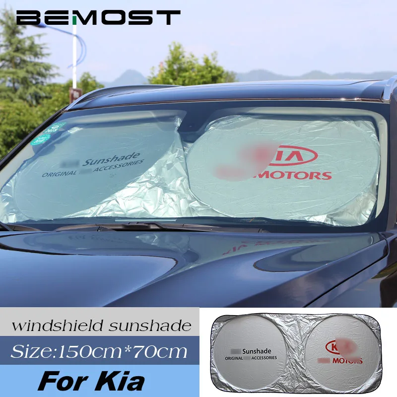 

BEMOST Car Sunshade Front Window Protection Shield Windshield Visor Cover For Kia RIO K2 Cerato Sportage Sorento Cee'd Soul